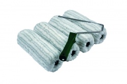 250mm (10'') Padded Silver Stripe Roller Set